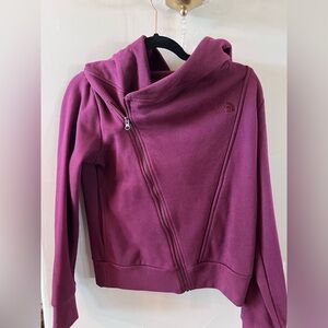 The North Face Women’s Maroon Asymmetrical Zip Up Jacket